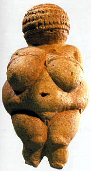 Venus of Willendorf, ancient stone sculpture